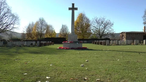 War Memorial And War Graves Budapest Stock Footage 100395674