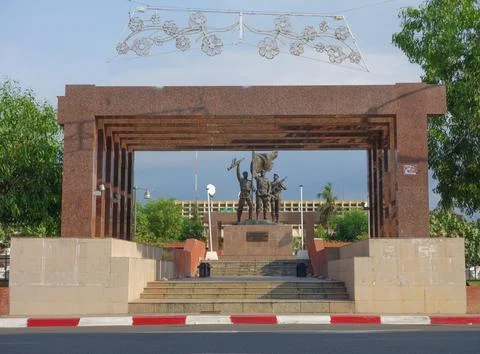 War Memorial in Bata Stock Photos