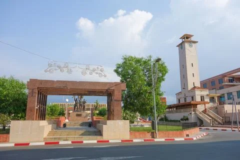 War Memorial in Bata 스톡 사진