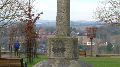 War Memorial Cross Stock Footage 23826146