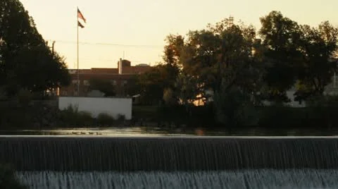 War memorial at falls 037378 Video stock 12170207