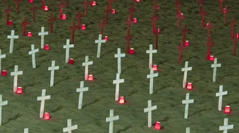 War Memorial Stock Footage 8550381