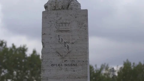 War memorial in italy Stock Footage 71836433