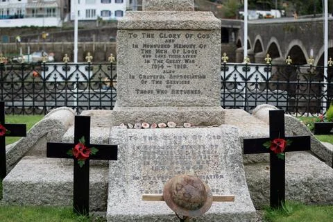 War Memorial Looe Stock Photos