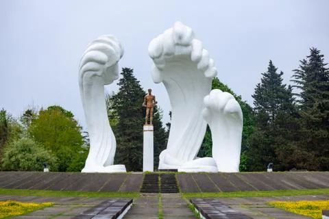 War memorial monument to the second world war Stock-Fotos