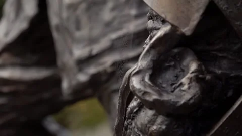War memorials in Oswestry Stock Footage 144784214