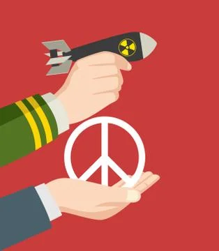 War or Peace Stock Illustration