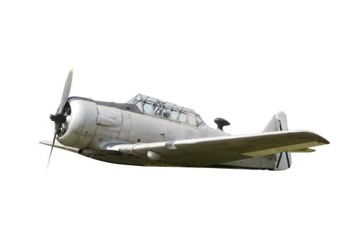 War propeller fighter plane Stock Photos