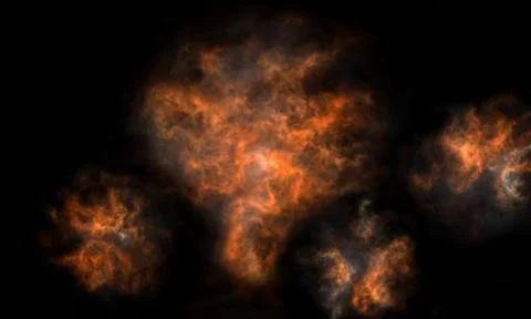 War Rafale Fire Explosion Stock Illustration