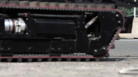 War Robots, Anti Terrorism Unit, Police, Security,Unmanned Ground Vehicle Stock Footage 62796113