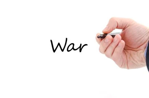 War text concept Stock Photos