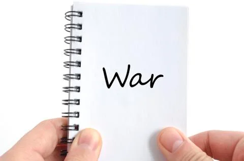 War text concept Stock Photos