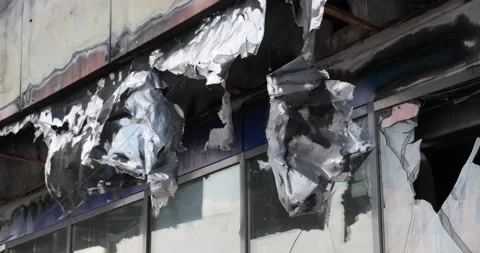 War in Ukraine. Consequences of occupation of Bucha, Irpin, Borodyanka Stock Footage 201366057