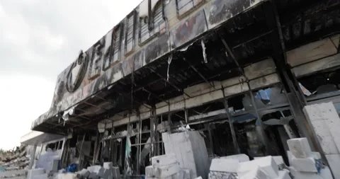 War in Ukraine. Consequences of occupation of Bucha, Irpin, Borodyanka Stock Footage 201366130