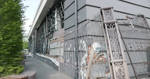 War in Ukraine. Consequences of occupation of Bucha, Irpin, Borodyanka Stock Footage 201366388