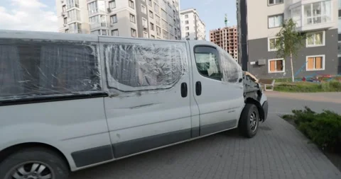 War in Ukraine. Consequences of occupation of Bucha, Irpin, Borodyanka Stock Footage 201366478