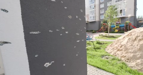 War in Ukraine. Consequences of occupation of Bucha, Irpin, Borodyanka Stock Footage 201366573