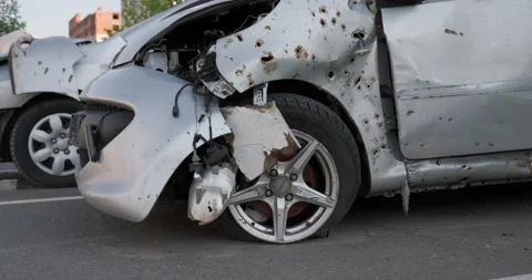 War in Ukraine. Consequences of occupation of Bucha, Irpin, Borodyanka Stock Footage 201367000