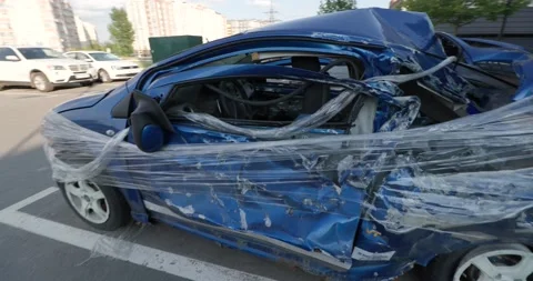 War in Ukraine. Consequences of occupation of Bucha, Irpin, Borodyanka Video stock 201367072