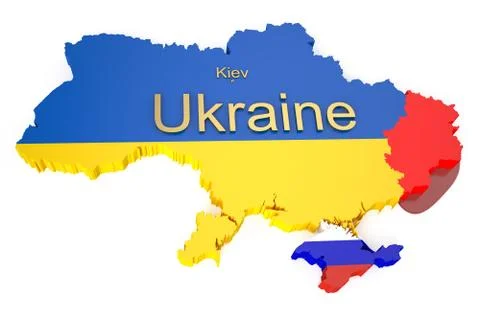 War in Ukraine Stock-Illustration