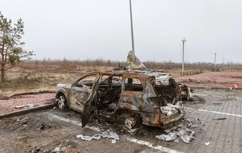 War in Ukraine. Stock Photos