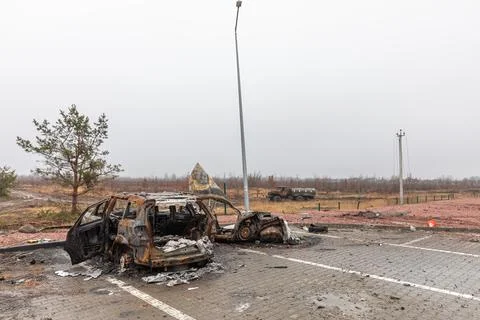 War in Ukraine. Stock Photos