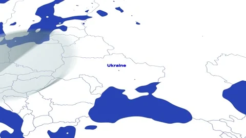 War in Ukraine, Russian aggression, close the sky concept. Stock Footage 171620566