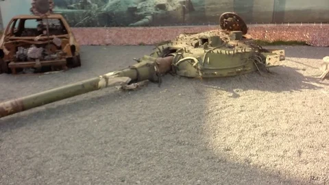War in Ukraine. Slow motion, Moving the camera. 스톡 동영상 79739949