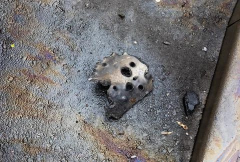 War in Ukraine. Streets of Bucha Stock Photos