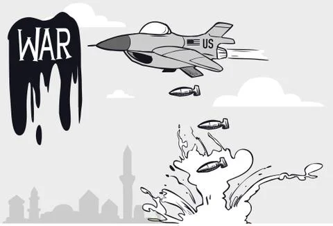 War vector  illustration Stock Illustration