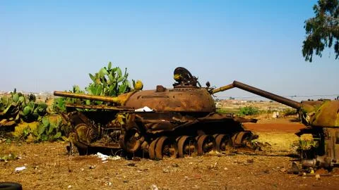 War vehicles Cemetery Stock Photos