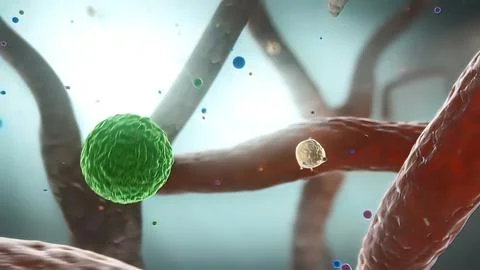 War on viruses 库存插图
