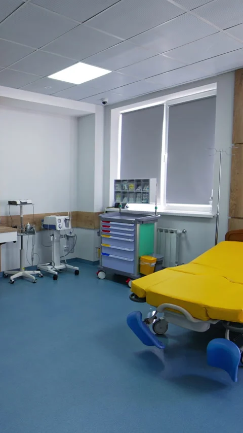 Ward corner with wheel bed and other  Vídeos de archivo 273479731