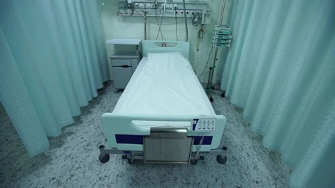 Ward room with bed Video stock 130649141