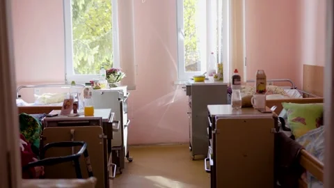 Ward with sick elderly people Video stock 241433578