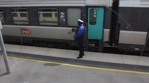 Warden station Stock Footage 4369349