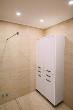 Wardrobe in the apartment Stock Photos