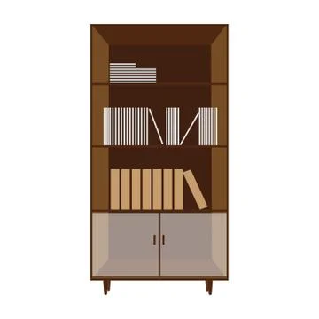 Wardrobe  flat illustration Stock Illustration
