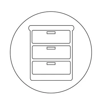 Wardrobe icon Stock Illustration