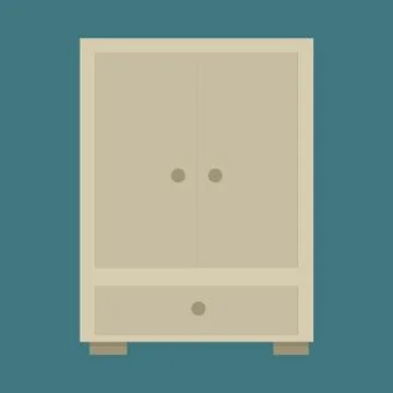 Wardrobe Stock Illustration