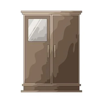 Wardrobe illustration Stock Illustration