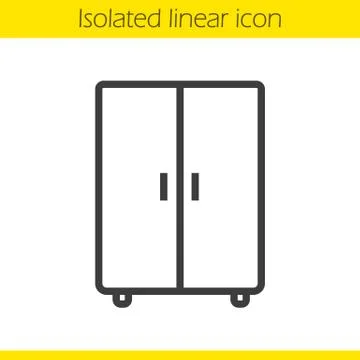 Wardrobe linear icon Stock-Illustration