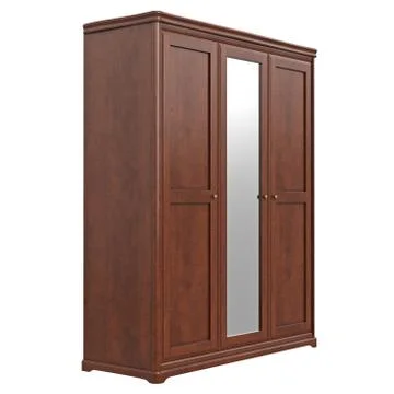Wardrobe with mirror Stock-Illustration