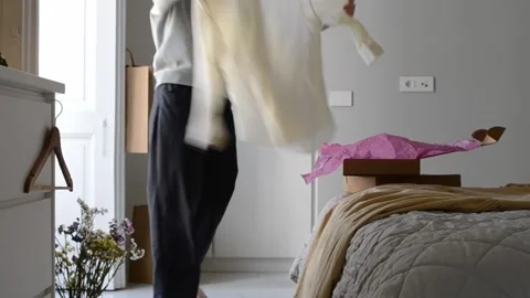 Wardrobe update. Stock Footage 281578562