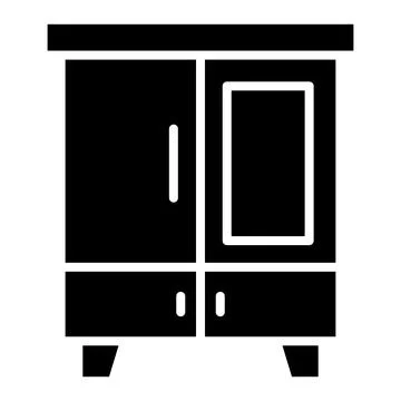 Wardrobe Vector Icon Design Illustration Stock Illustration