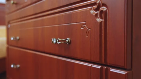 Wardrobe, wardrobe with clothes, wardrobe Vidéo 330201373
