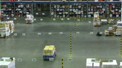 Warehouse 004-1 Stock Footage 479939