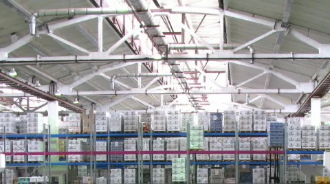 Warehouse 004-2 Stock Footage 479942