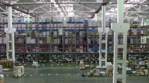 Warehouse 004 Stock Footage 479969
