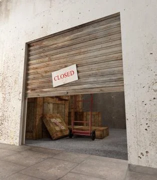 Warehouse 3d Stock Illustration